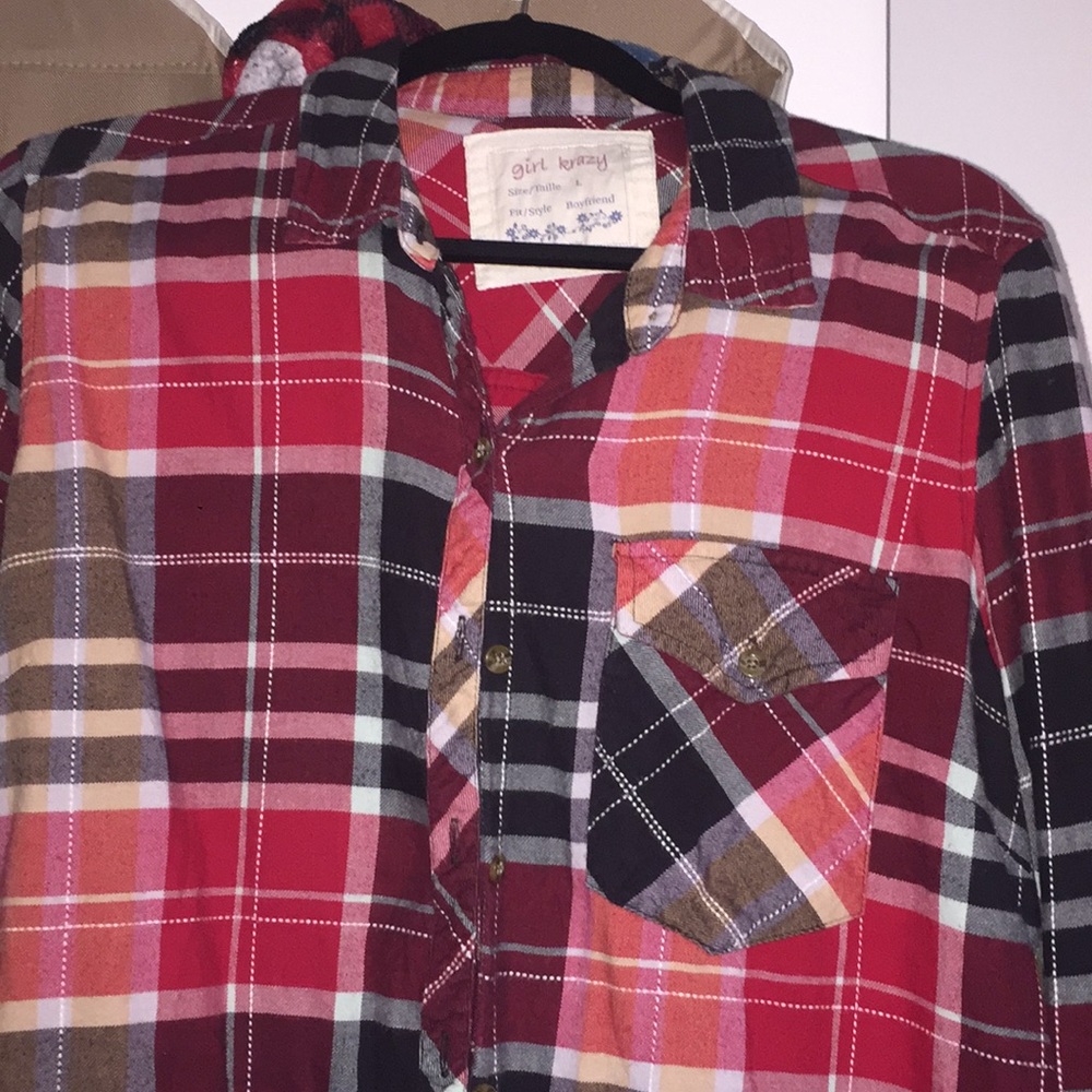 Long sleeve flannel shirt